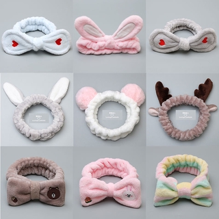 Net Hot Hair Bundle Wash Face Hair Band Headband Nữ Hàn Quốc Hairdress Đơn giản rộng vành