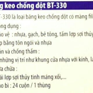 Keo dán chống dột 10Fx10 mét