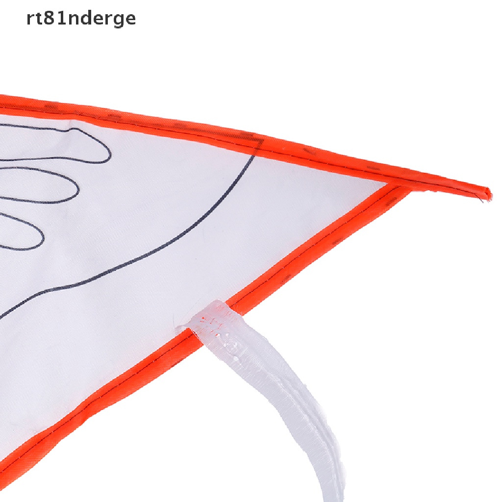 【ge】 1Pc DIY Cartoon painting kite foldable outdoor kite children kids sport toys .