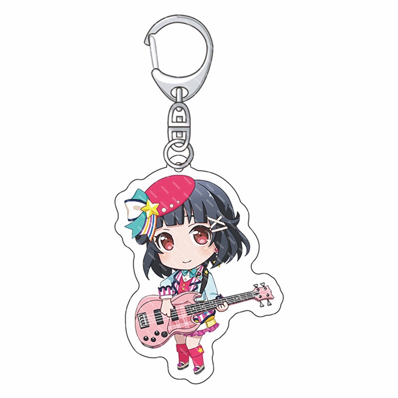 Bang Dream Móc Khóa Acrylic Hình Hoa Lily Ueno Natsuki Meizhulan Toyama Kasumi Ushigami