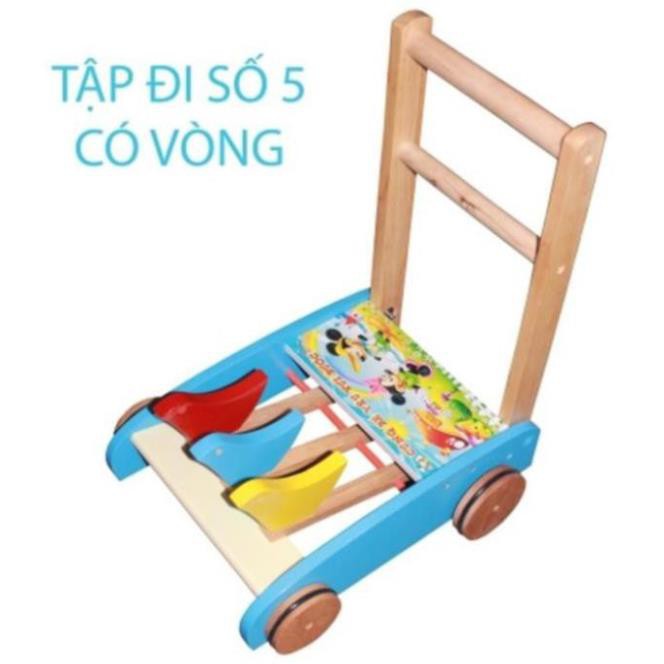 Xe tập đi bằng gỗ cao cấp Song Son cho bé