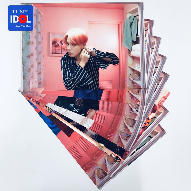 Poster BTS A4 2019 Map Of The Soul: Persona Ver 2 8T Chữ Ký