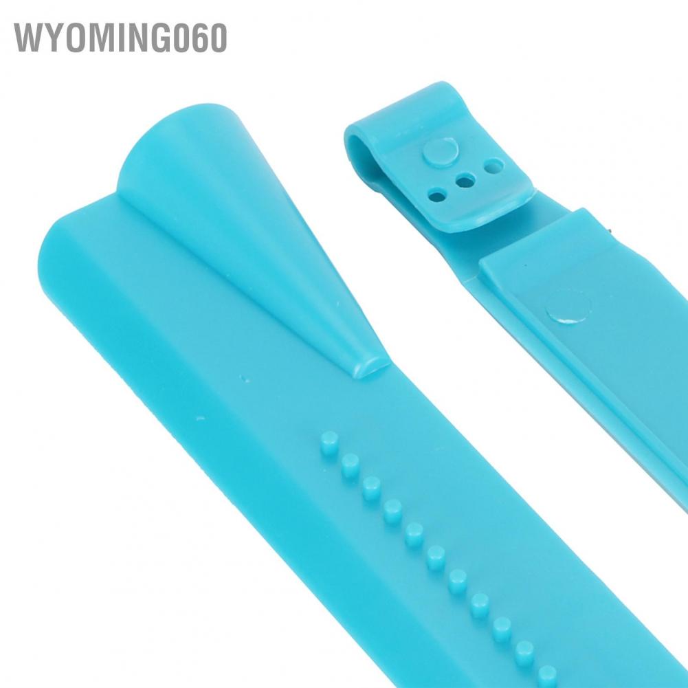 Wyoming060 Cake Smoother Ruler Height Adjustable Cream Butter Scraper Decorating Tool Blue