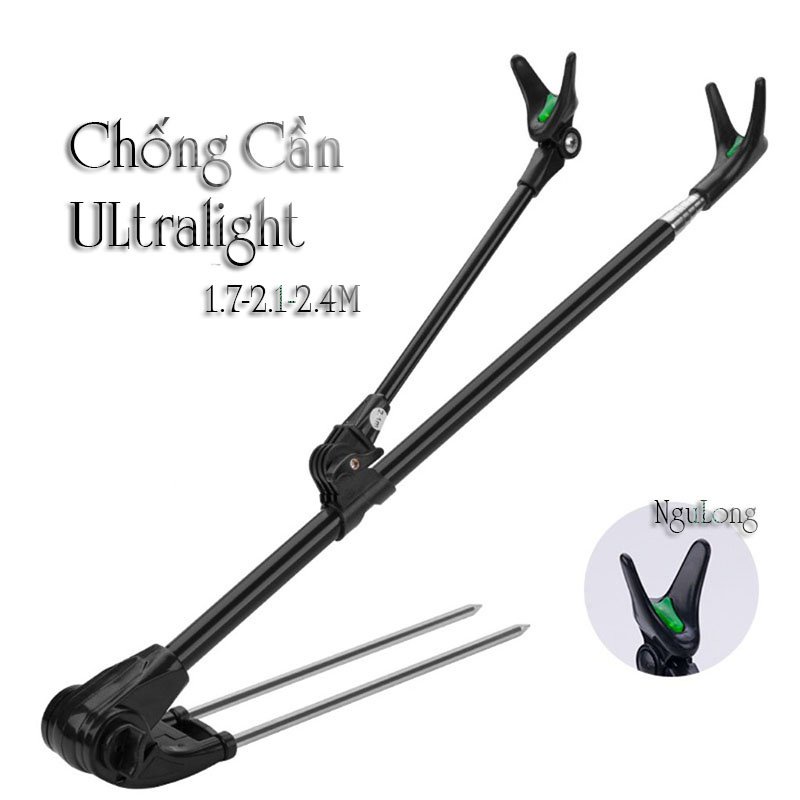 Chống cần câu đài câu đơn ULtralight cao cấp Siêu cứng PK18