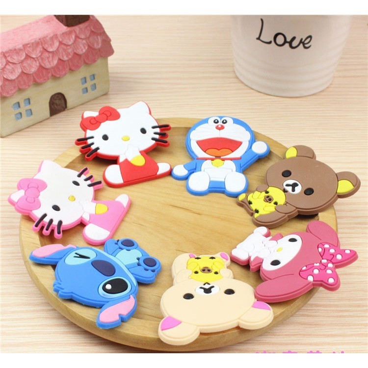 -Bộ 10 nam châm hít tủ lạnh - Miếng dán tủ lạnh nam châm hình thú nhiều mẫu,