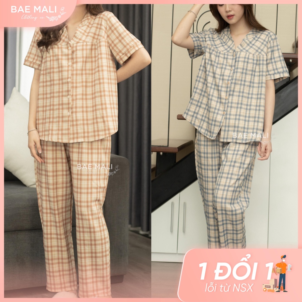 SP000189 - Bộ ngủ cổ tàu tay ngắn