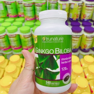Viên uống bổ não Ginkgo biloba trunature của Mỹ 340 viên
