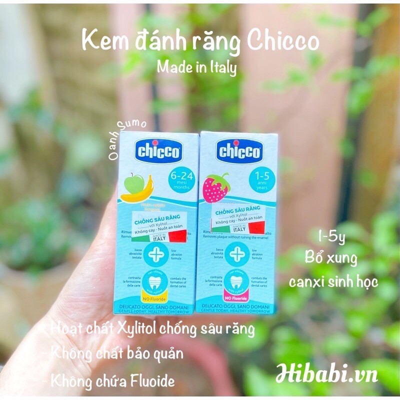 Kem Đánh Răng Hương Dâu Cho Bé Chicco