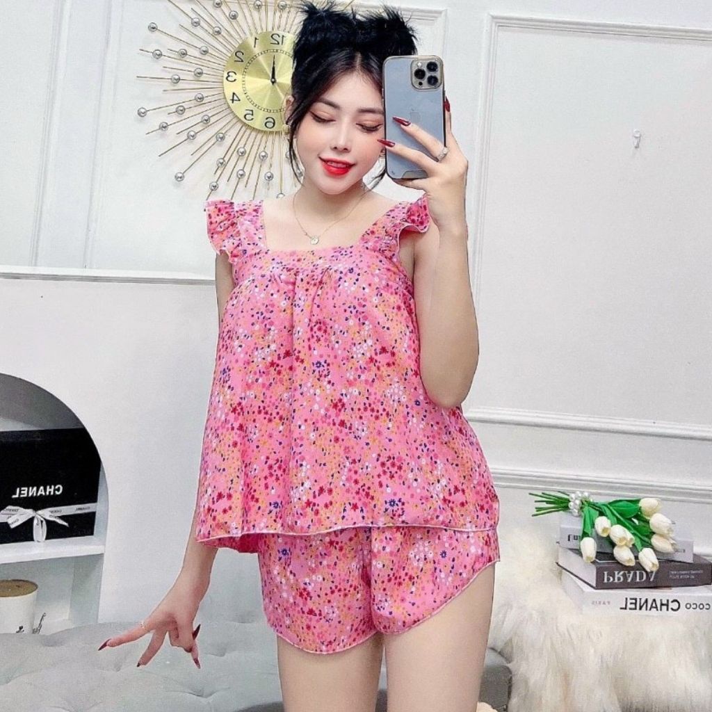 Đồ ngủ nữ MIKY Đồ ngủ sexy lụa cao cấp mềm mại xinh xắn &lt; 58kg