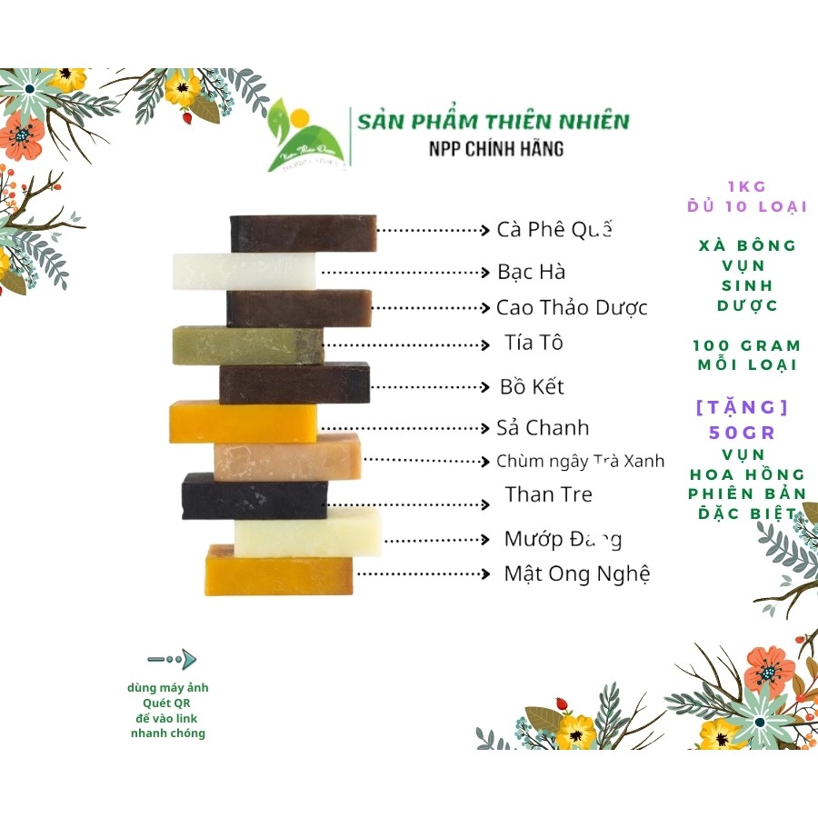 Xà Bông Vụn COMBO Khám Phá Đủ 10 loại Xà Phòng Sinh Dược Trải Nghiệm Hoàn Hảo Đủ Loại Tắm An Lành Được Yêu Thích Nhất | BigBuy360 - bigbuy360.vn