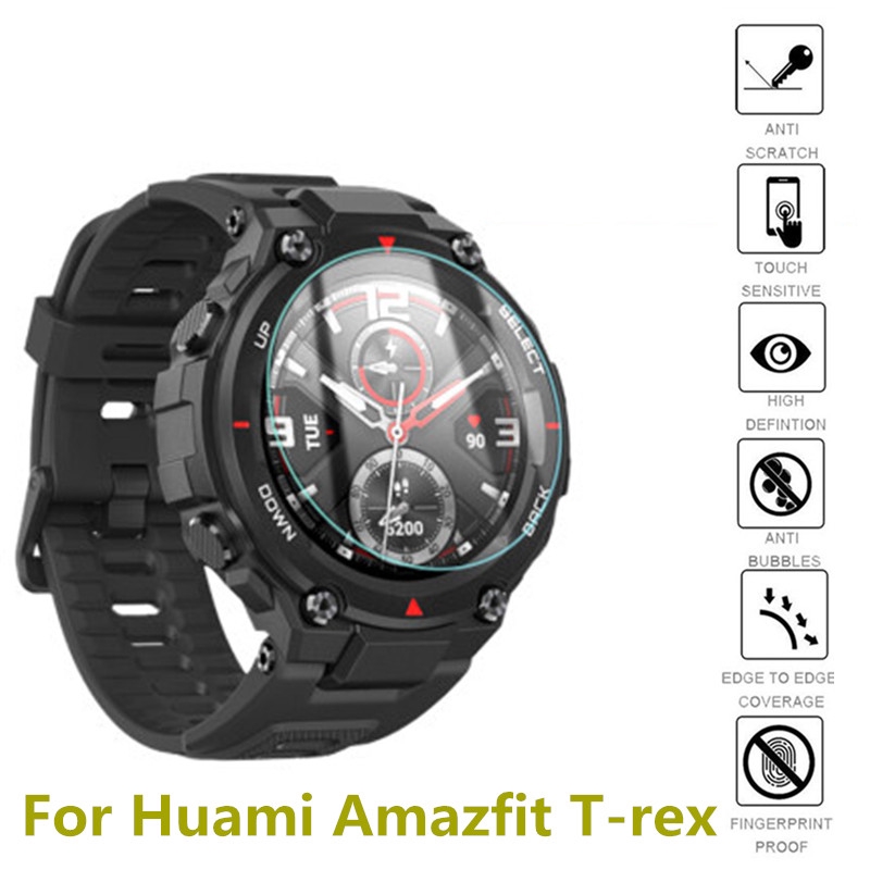 Kính Cường Lực Cong 2.5d Cho Đồng Hồ Thông Minh Huami Amazfit T-Rex Pro