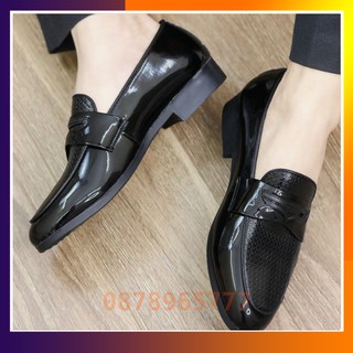 [ XẢ KHO ] Giày Công Sở Nam Trẻ Trung Da Bóng Mã L183