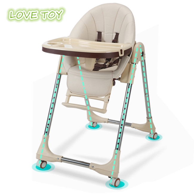 Bộ 4 cái bánh xe thay thế cho ghế ăn em bé