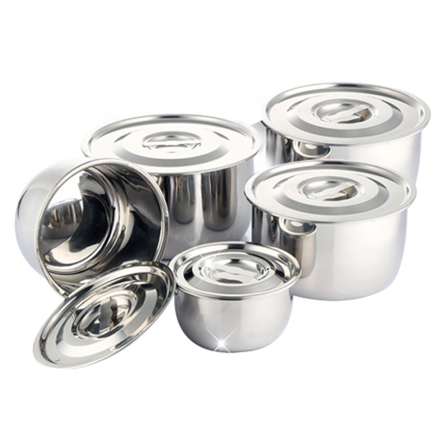 Bộ 5 nồi inox My Home MK82 - Hàng trưng bày Bộ sản phẩm bao gồm 5 sản phẩm size khác nhau ĐỒ CHƠI TUẤN MINH