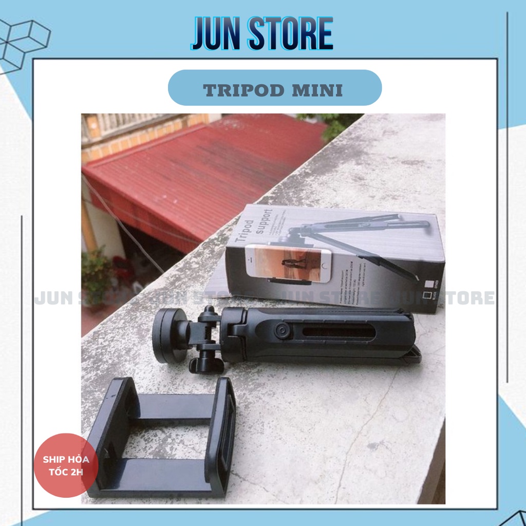 Chân chụp ảnh Mini Cho Điện Thoại - Máy Ảnh mini Xếp Gọn 3 Chân Tripod Support MT01 Xoay 360 Độ Chắc Chắn