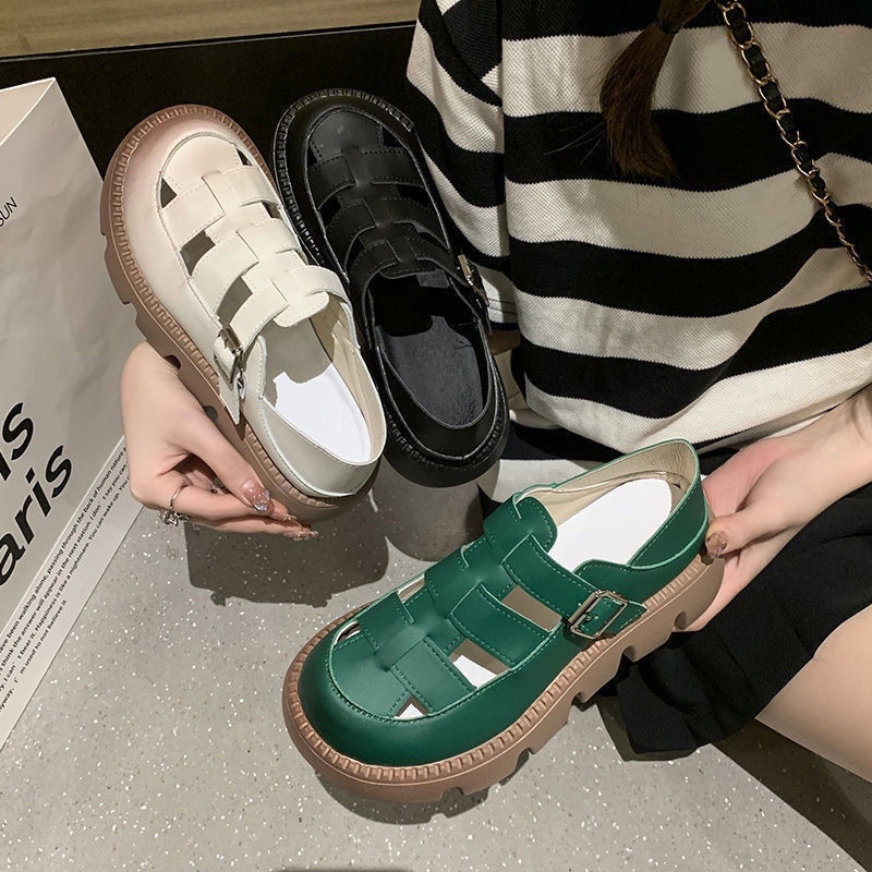 Giày Sandal Đế Xuồng Thời Trang Dành Cho Nữ