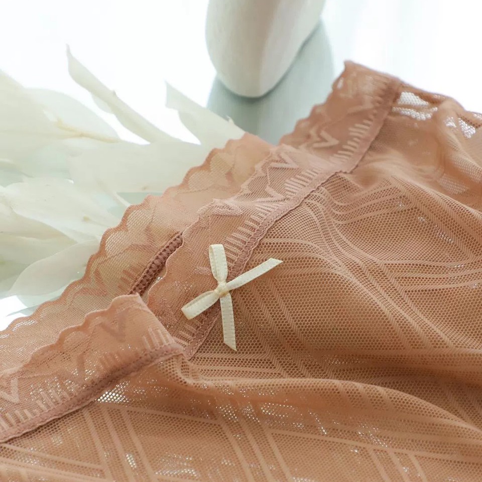 Quần lót nữ voan tuyết sọc chéo tiểu thư - Quần chip nữ cao cấp HAVANA FLQ122 | BigBuy360 - bigbuy360.vn