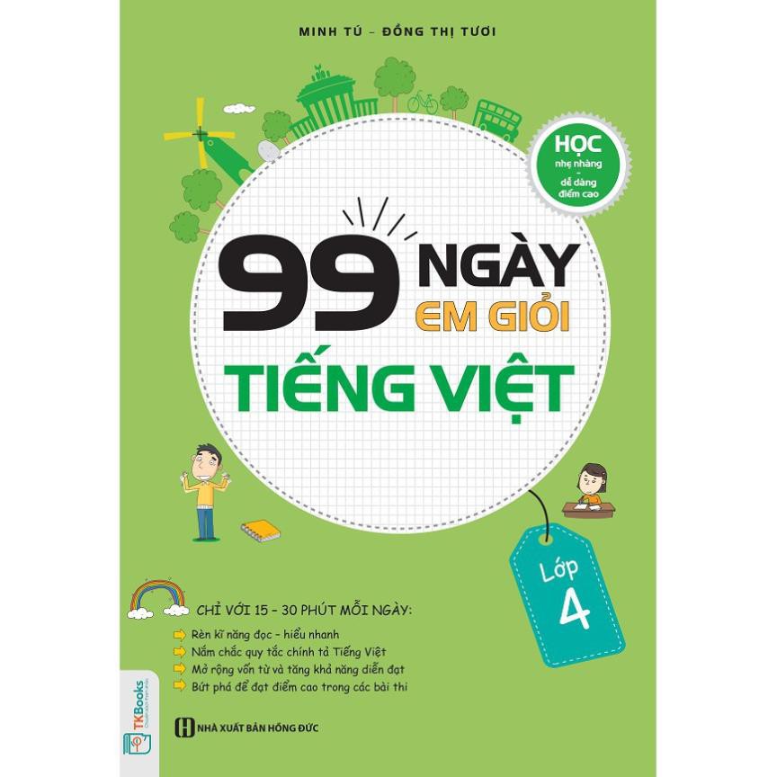 Sách - 99 ngày em giỏi tiếng việt lớp 4