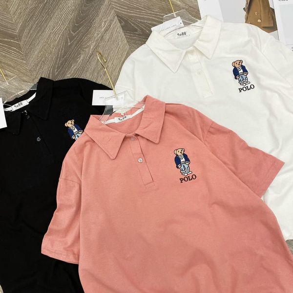 Áo Polo Form Rộng Chất Thun Mềm Mát In Hình Chú Gấu Polo Thần Thái Phá Cách Trẻ Trung Thanh Lịch Năng Động TTQ0294