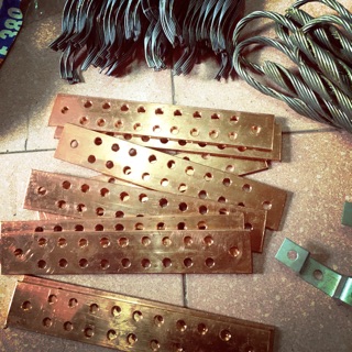 Bảng đồng tiếp địa đồng đỏ quy cách 50mm x 6mm x 300mm (50x6x300)