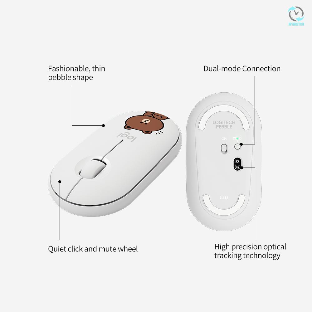 CONY Chuột Không Dây Logitech Pebble 2.4ghz Cao Cấp