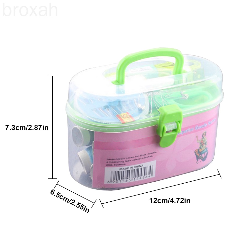 Set kim chỉ thêu tiện lợi đựng trong hộp bằng nhựa