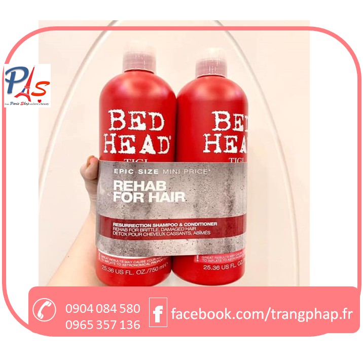 [AUTH] Dầu gội Tigi đỏ siêu phục hồi