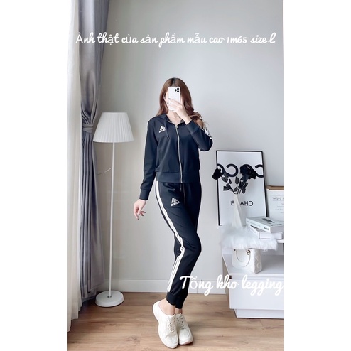 BỘ THỂ THAO NỮ _ set das nữ , bộ thu đông nữ _set thu đông HÀNG CAO CẤP KHÔNG XÙ LÔNG_chất co giãn