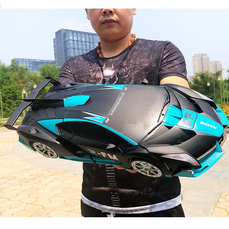 ❣✼❁Thiết bị tạo biến dạng từ xa đua xe King Kong Robot Lamborghini, dùng máy chờ đợi