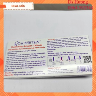[Che tên sp] Que Thử Thai Quickseven