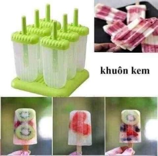 Khuôn làm kem 6 cây sọc #6006