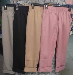 [Ảnh thật] Quần plaid pants kaki (40-70kg)
