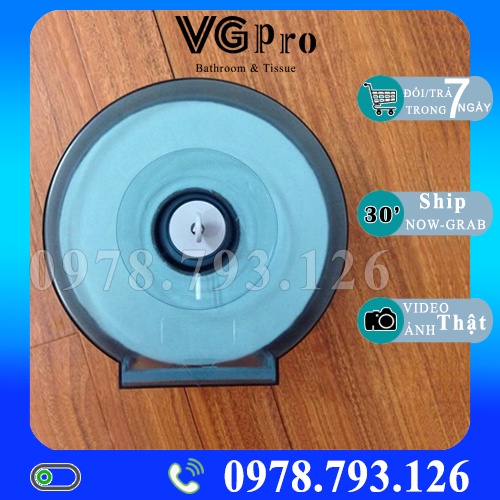 Hộp Đựng Giấy Vệ Sinh Cuộn Lớn Nhựa VGpro Trong Nhà Vệ Sinh Công Nghiệp Bằng Nhựa Treo Tường