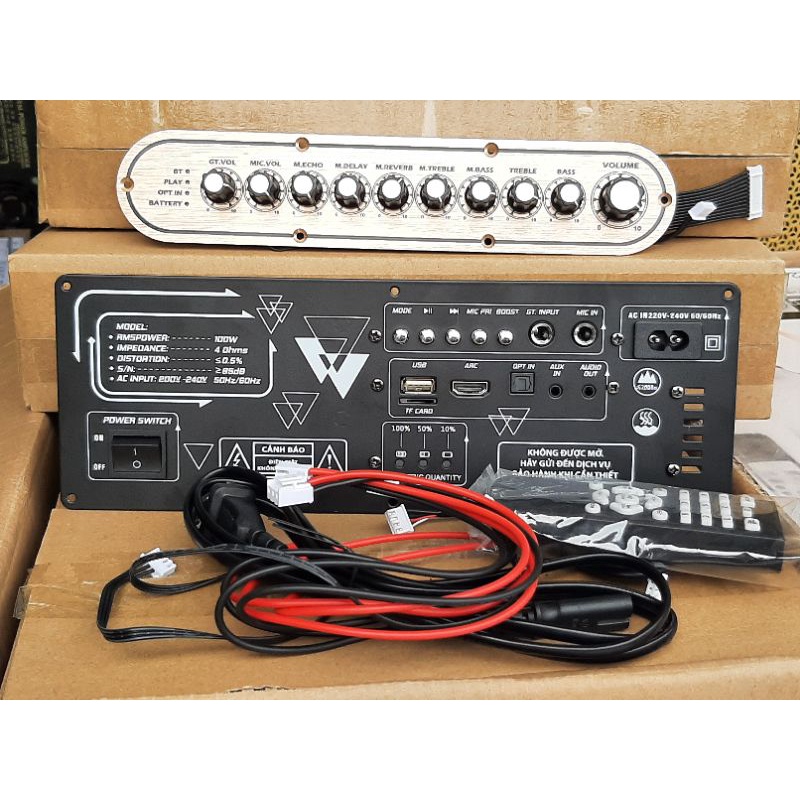 Mạch Loa kéo xách tay k10 2 kênh có reverb