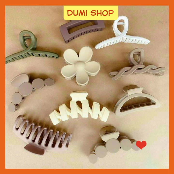 GG Set 10 Kẹp Ngoạm Mẫu Xinh Thời Trang Hot Trend Cho Nữ - Dumi Shop