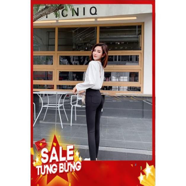 [GIÁ HỦY DIỆT] Quần Leggings 2 Khuy Khóa Kéo - Co Dãn Ôm Dáng
