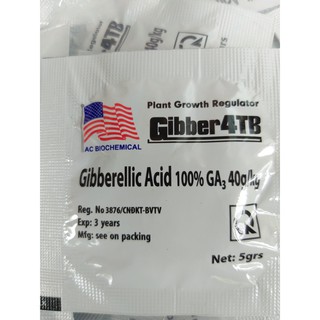 Phân Bón Lá Gibber 4TB GA3 - Gibberellic Acid 100%