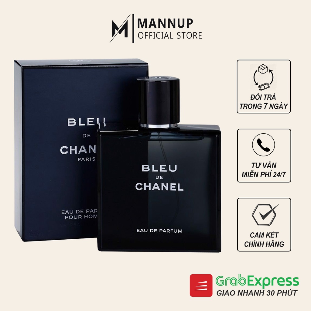 Nước Hoa Nam BLEU DE C.HANEL EDP 100ml Bản Nắp Hít Cao Cấp, Lưu Hương Lâu