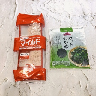 [Combo nấu Dashi] Cá bào Yamaki 25g và Rong biển Topvalu Nhật Bản