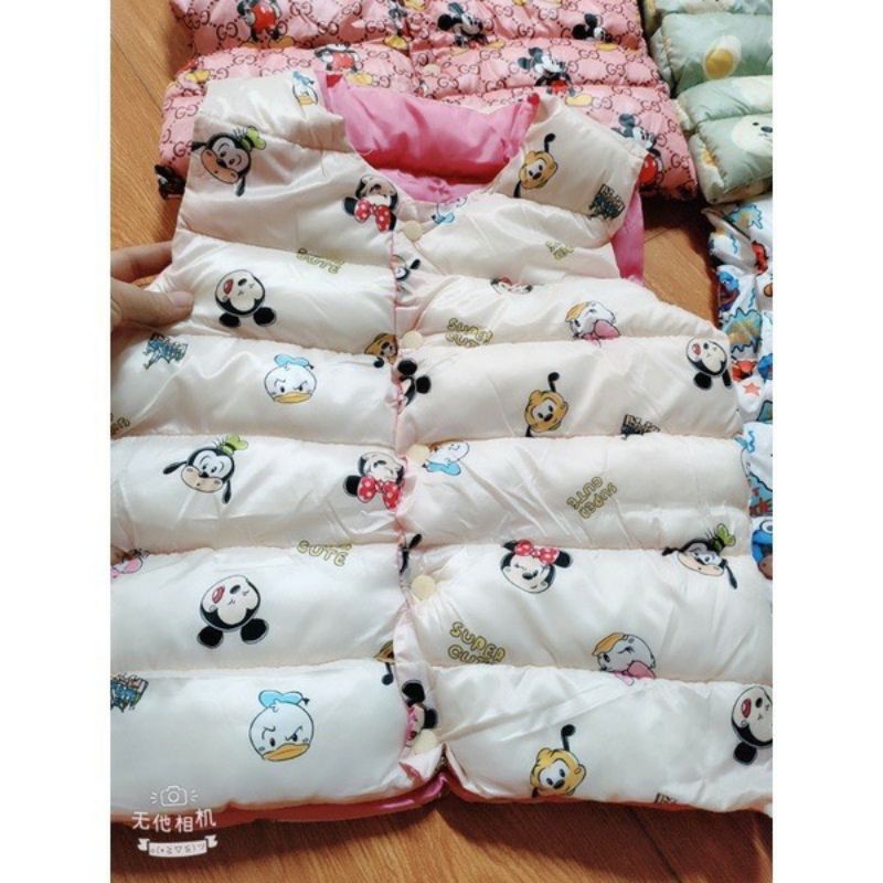 Áo phao gile Quảng Châu cho bé trai, bé gái 8-20kg