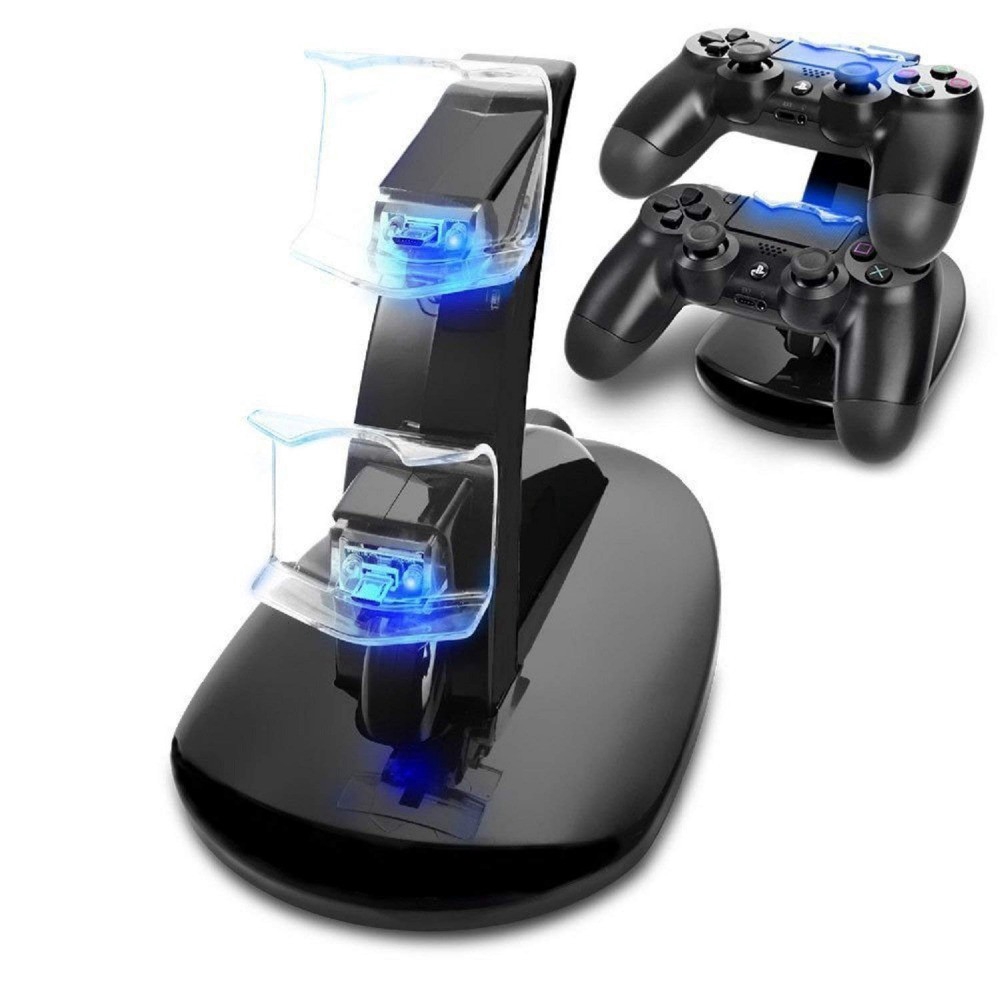 Đế Sạc Đôi Cho Tay Cầm Chơi Game Sony Playstation 4 Ps4/Ps4 Pro/Ps 4 Slim