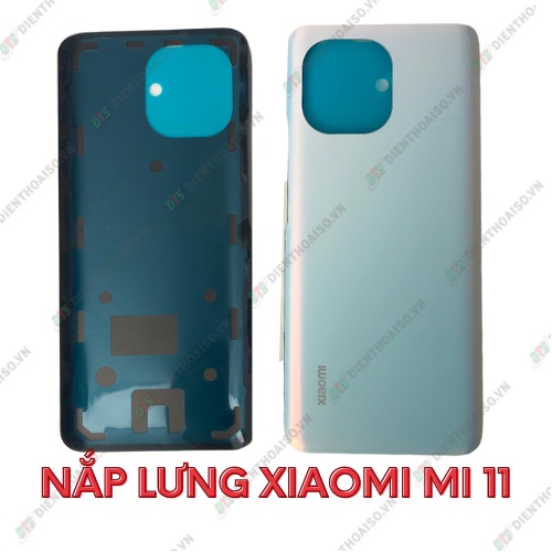 Nắp lưng xiaomi mi 11 xanh ,trắng ,đen