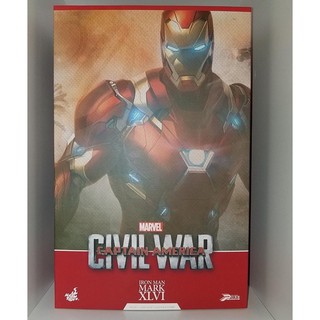 Mô hình Hottoys 1/6 Power Pose Iron Man Mark XLVI (kèm 28 led)