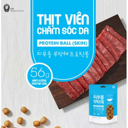 Thịt viên nướng đút lò Bowwow _ Chăm sóc mắt, da lông