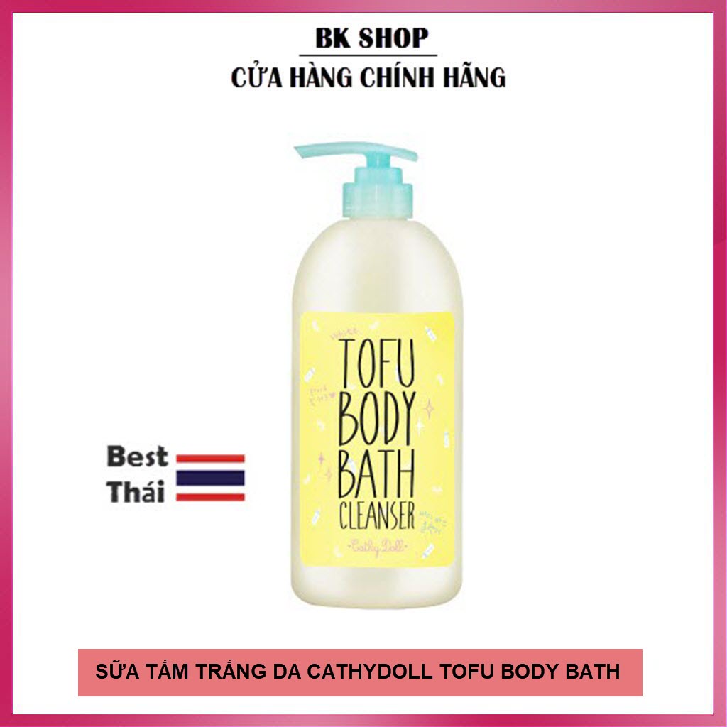 [ Auth Thái ] Sữa Tắm Trắng Da Đậu Phụ Cathy Doll Tofu Body Bath Cleanser (750ml)