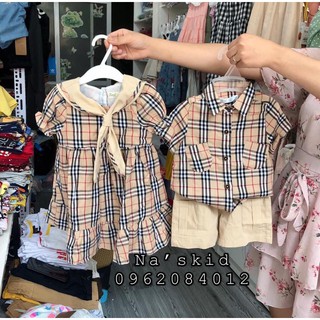 Set đồ đôi bbr cho bé trai bé gái