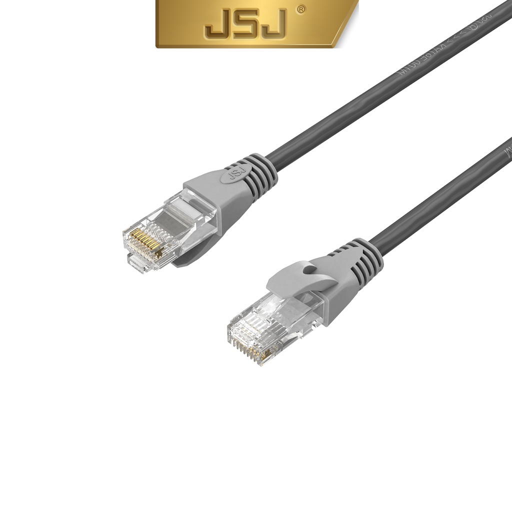 Dây cáp mạng bấm sẵn 2 đầu JSJ CAT5E dài 1m - 10m vỏ bảo vệ 3 chiều, kiểu dáng hiện đại, mềm mại và dễ sử dụng