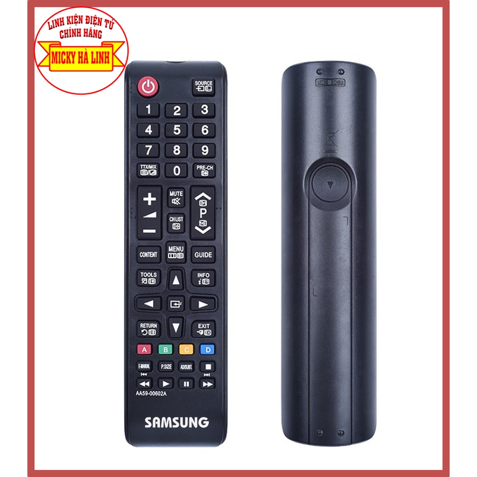 Điều khiển Remote tivi SAM SUNG, dùng cho dòng tivi Samsung LCD LED Smarttv (Có tặng pin) 607