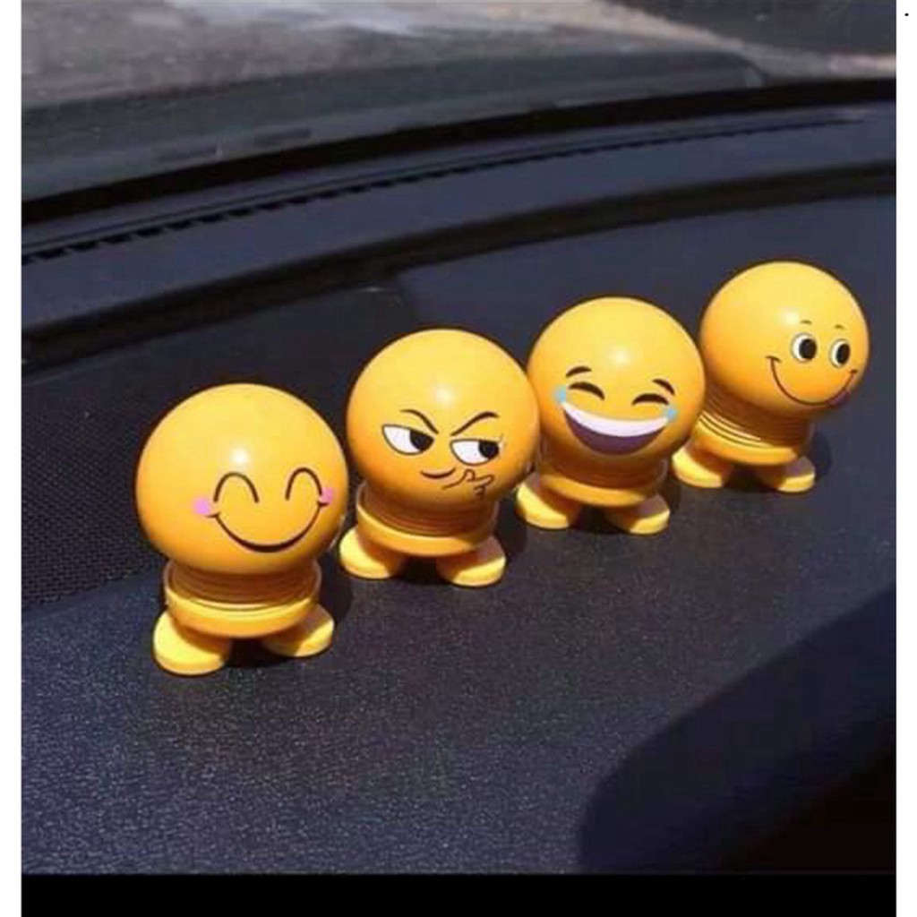 Thú nhún lò xo Emoji biểu tượng cảm xúc giao mẫu ngẫu nhiên - 8 hình