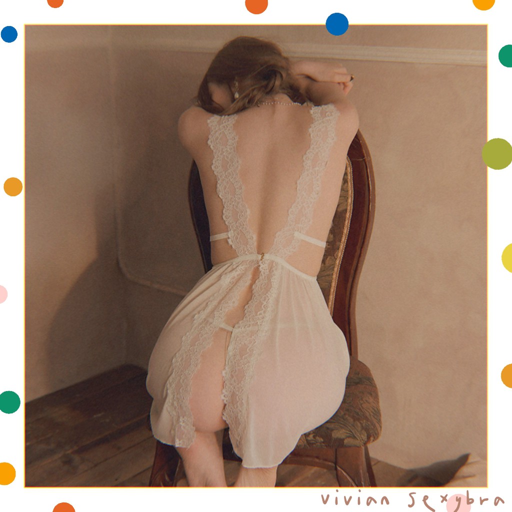 🌺Sexy Váy Đầm ngủ lụa ren 🌺Freeship🌺Sét cosplay hai dây có đệm ngực  (Kèm Quần Chíp) Freesize 40-65kg---001 | BigBuy360 - bigbuy360.vn